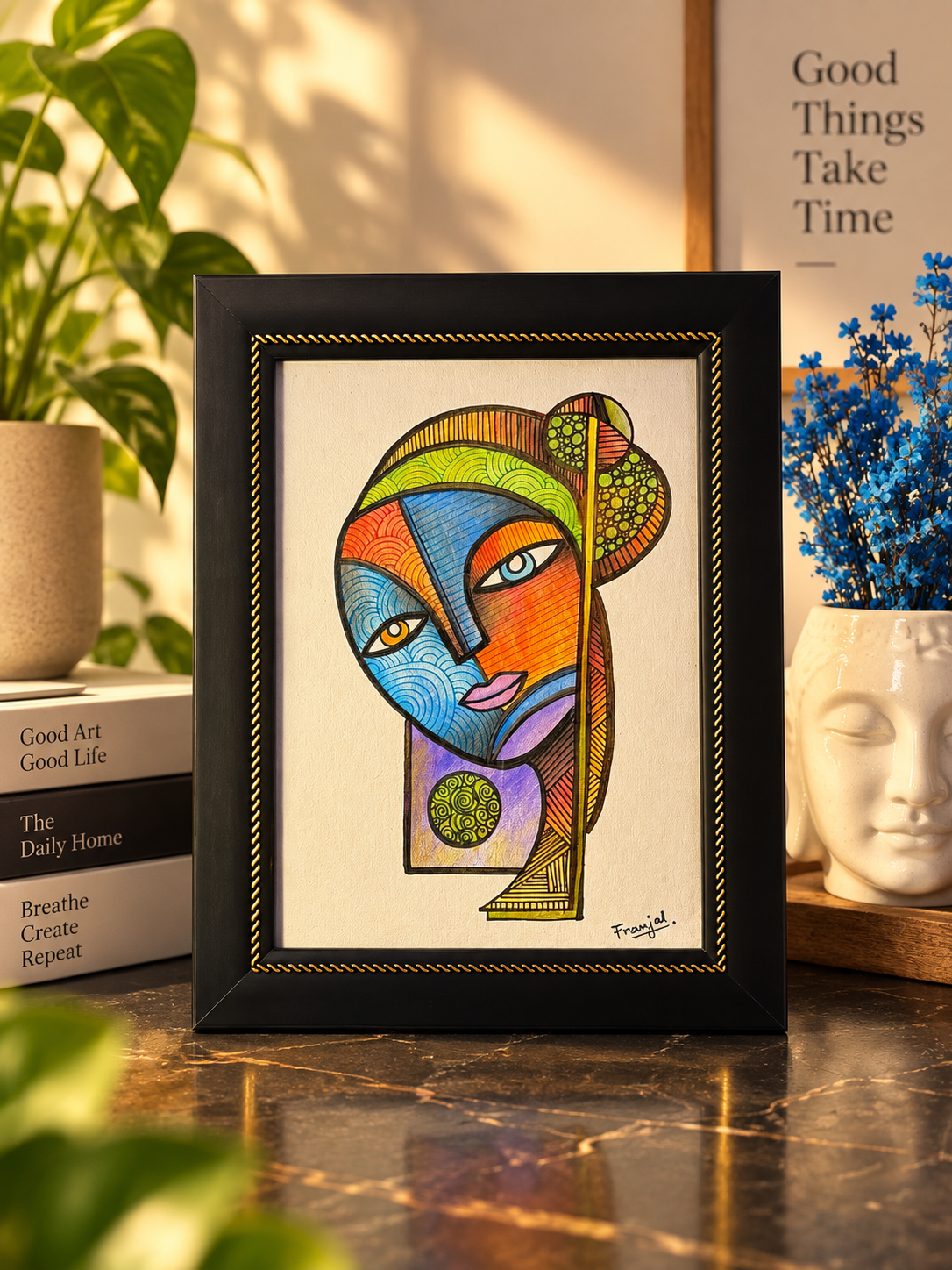 Northern Window — Watercolour on paper by Pranjal